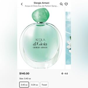 Giorgio Armani Acqua di Gioia Eau de Parfum - Aqua Green